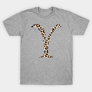 Upsilon Cheetah Letter T-Shirt